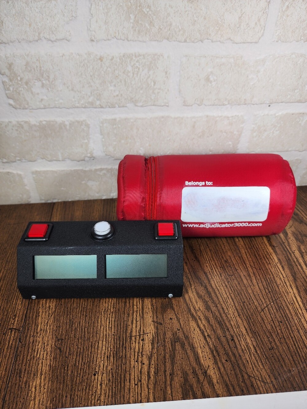 Adjusticator Adjudicator 3000 Chess Clock Competition Timer - Red & Black EUC